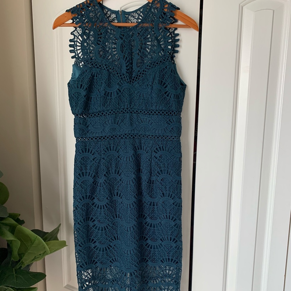 Lace Bardot Dress